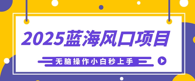 2025蓝海风口项目，利用AI工具一键生成儿童益智早教视频，无脑操作小白秒上手，轻松日入5张-柒资源网创
