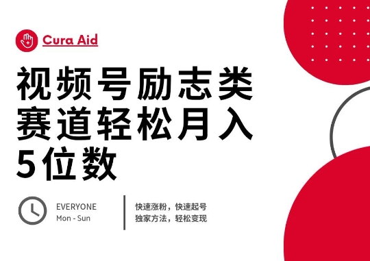 视频号励志类赛道快速涨粉500+,快速起号,轻松变现月入过W-柒资源网创
